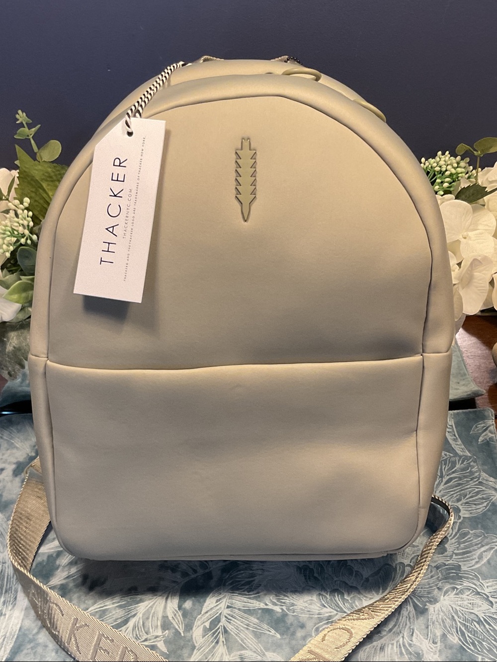 Thacker Ella Gray Polyurethane Back Pack